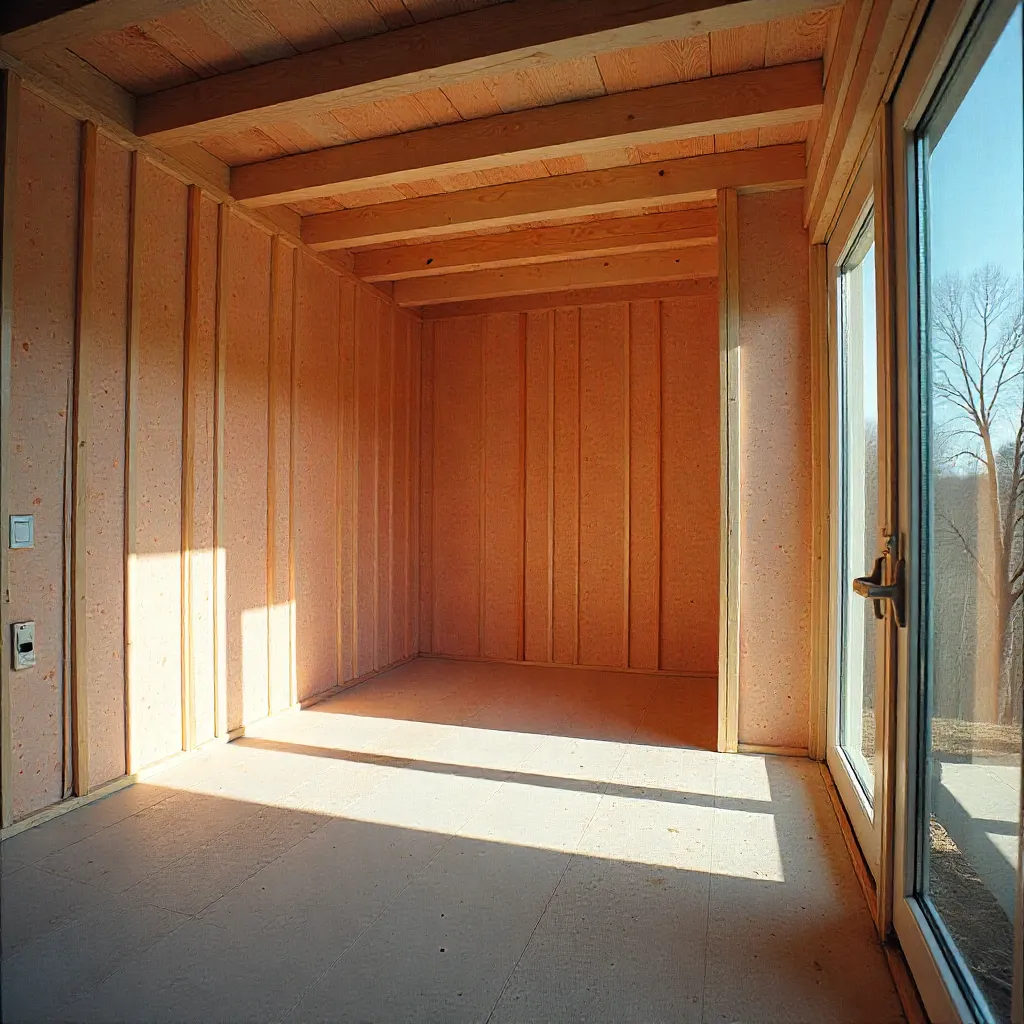 Eco-friendly insulation materials showcase