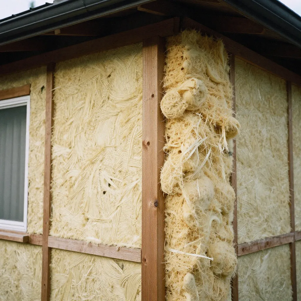 Natural insulation materials display